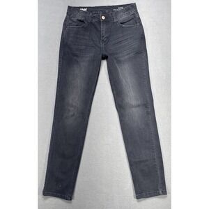 Mugsy Jeans Mags 31x34 (30x32)‎ Gray Stretch Distressed Faded Grunge Goth Denim